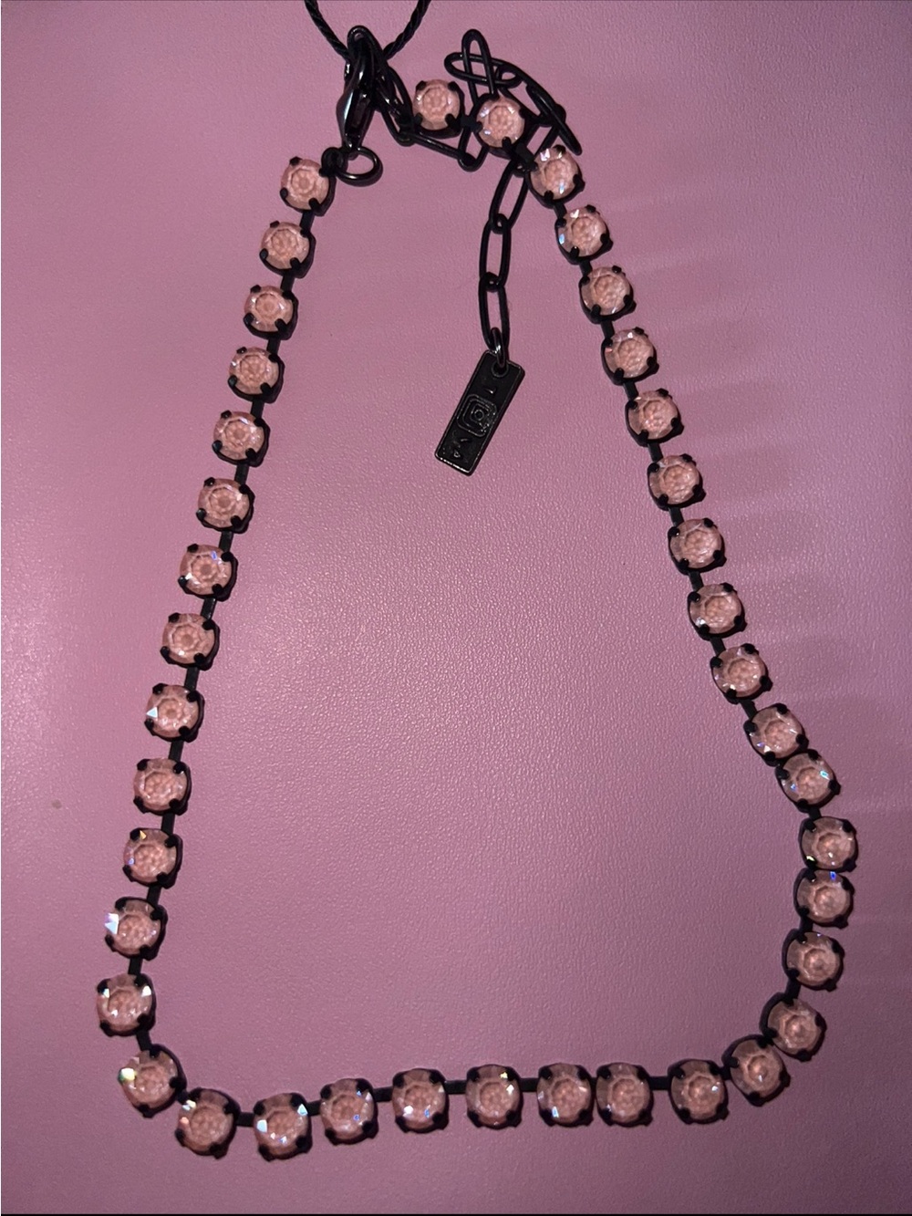 NWT TOVA pink flamingo ignite/Smutt Sarina necklace